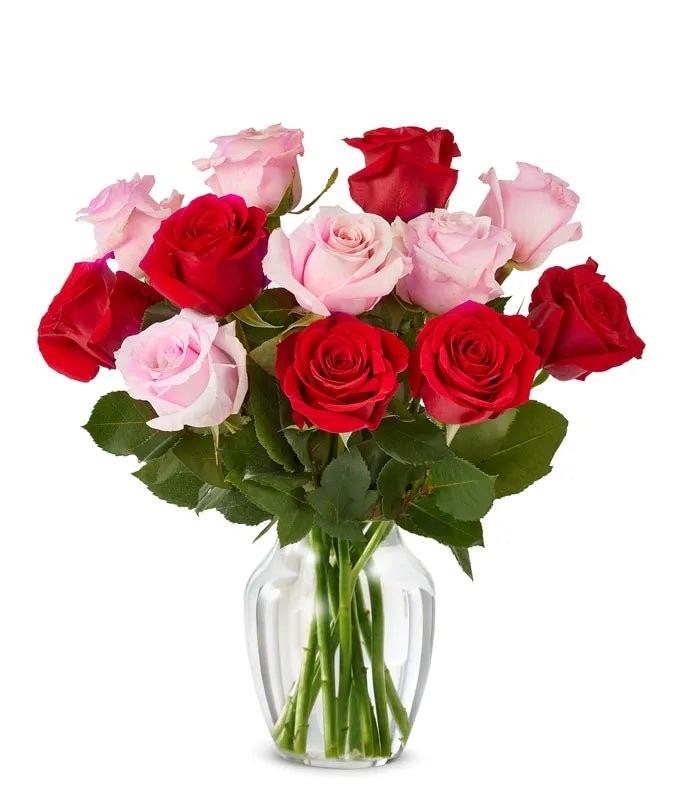 A Dozen Assorted Roses - Same-Day Flower Delivery Wellington, FL