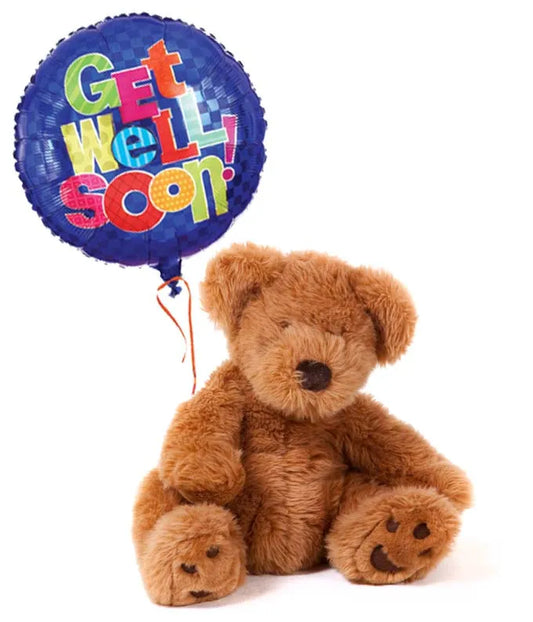 Get Well Bear & Balloon - Same-Day Delivery Jupiter, FL
