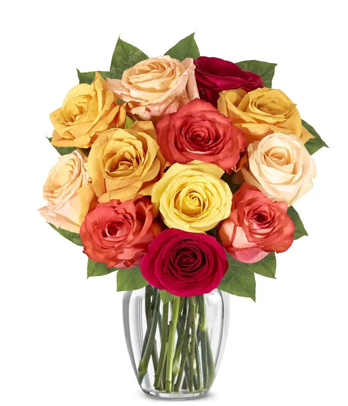 Fall Roses Bouquet - Same-Day Flower Delivery Lake Worth Beach, FL