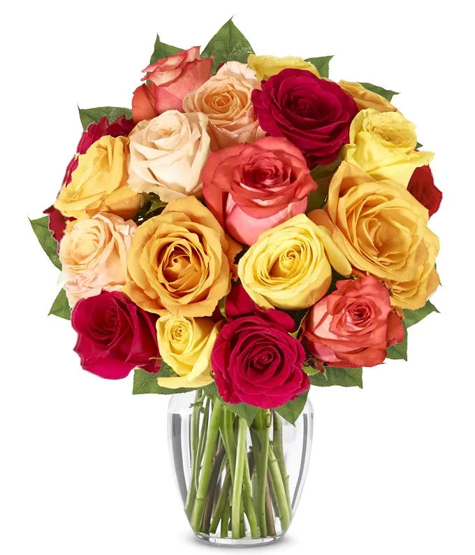 Fall Roses Bouquet - Same-Day Flower Delivery Lake Worth Beach, FL