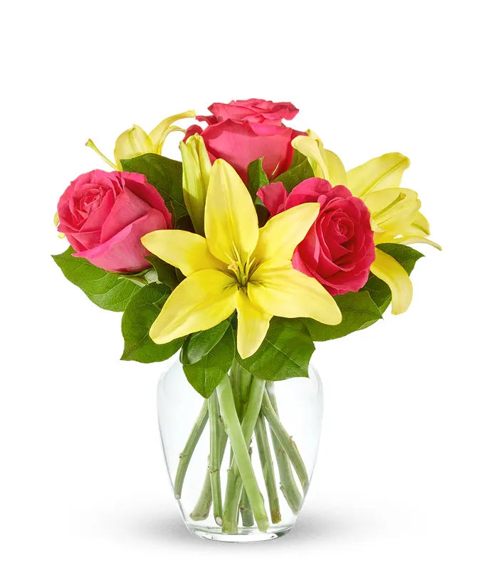 Strawberry Lemonade Rose & Lily - Same-Day Delivery West Palm Beach, FL