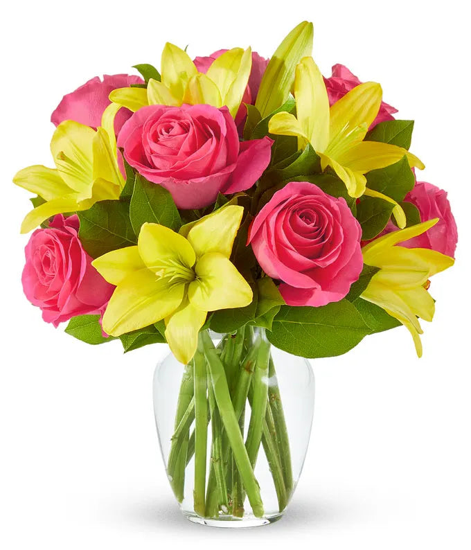 Strawberry Lemonade Rose & Lily - Same-Day Delivery West Palm Beach, FL