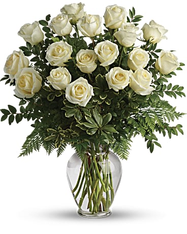White Roses Bouquet - Same-Day Flower Delivery Palm Beach Gardens, FL